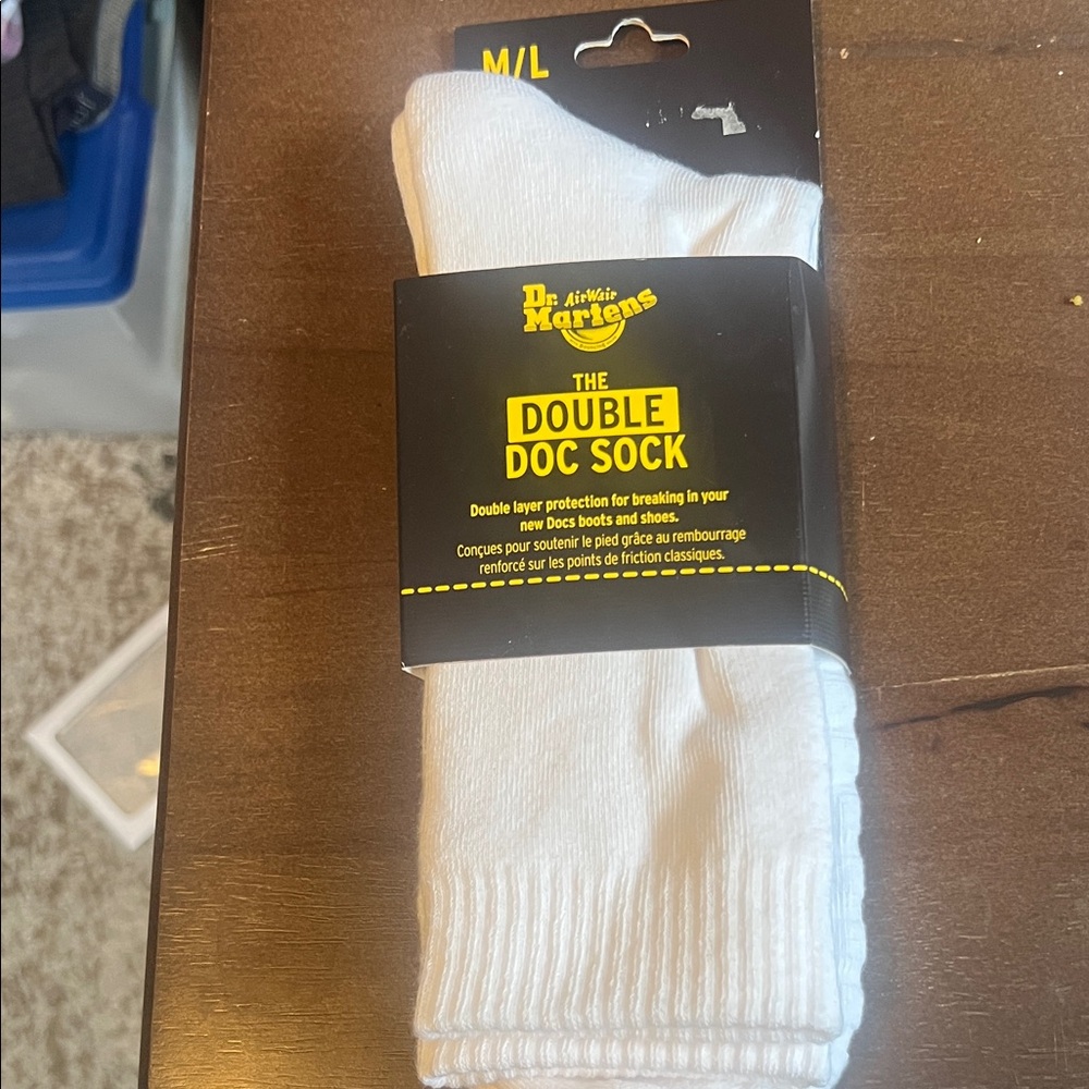 Dr. Martens Double Doc White Socks